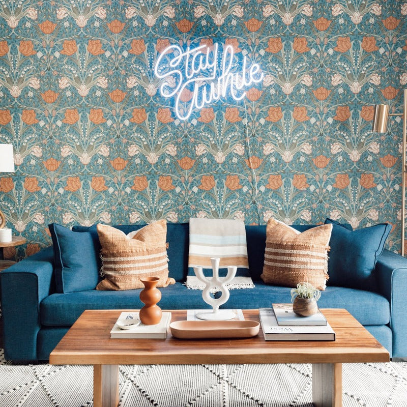 Néon et design traditionnel avec JAM Creative